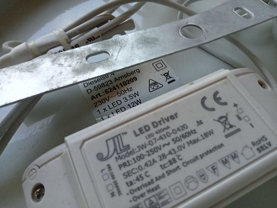 plafon lampa LED 6szt.