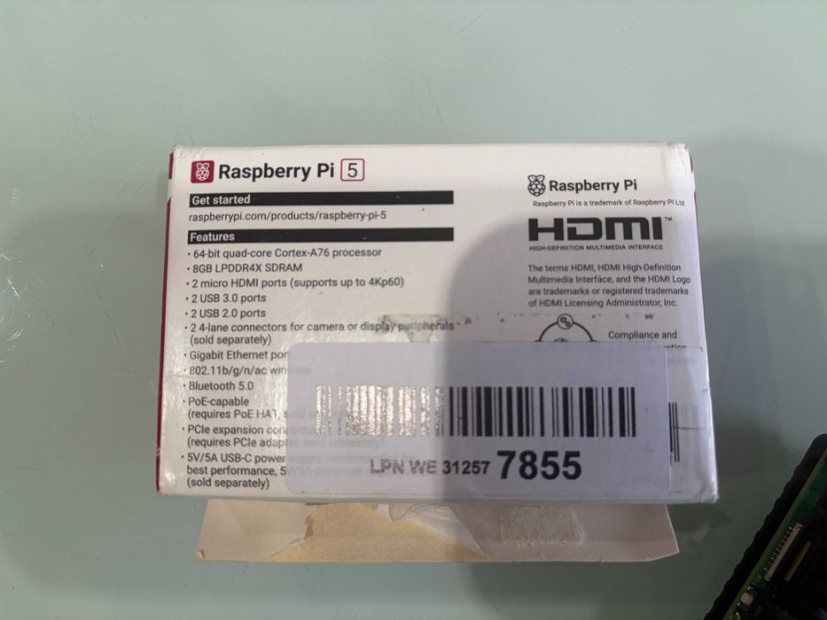 Raspberry Pi 5 8GB RAM (Como Novo / Testado) + Fonte e Cooler Duplo