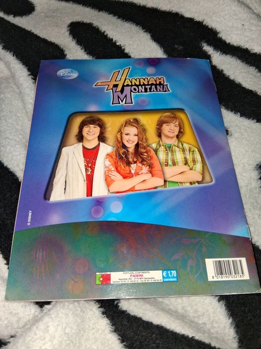 Caderneta cromos Hannah Montana