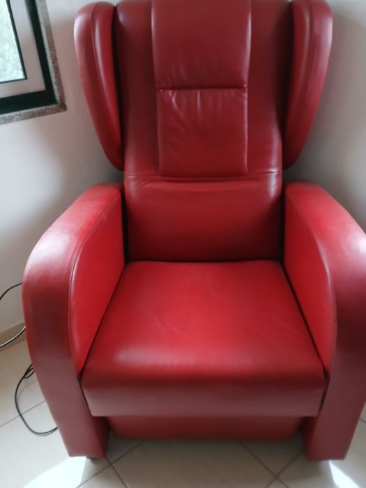 Cadeiraõ de massagem em pele