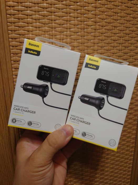 FM-трансмітер модулятор Baseus S16 Black