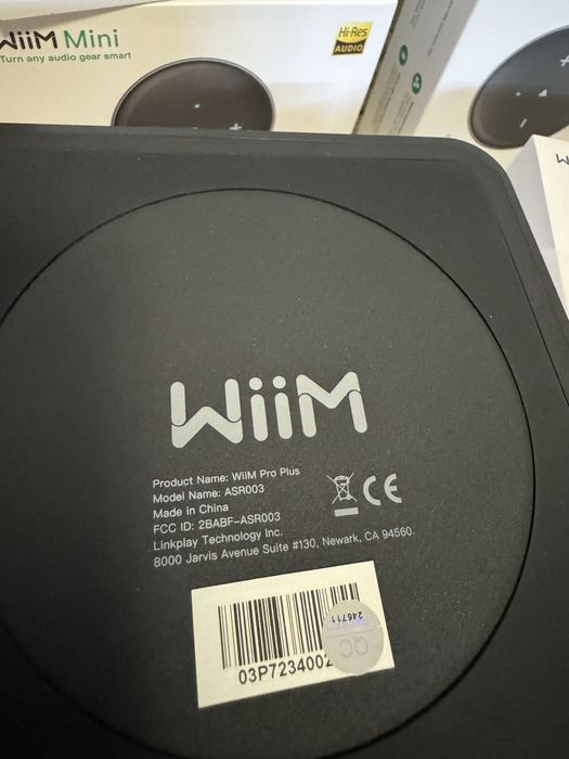 Стример мережевий WiiM PRO / PLUS / MINI стример, Spotify, Airplay2 BT