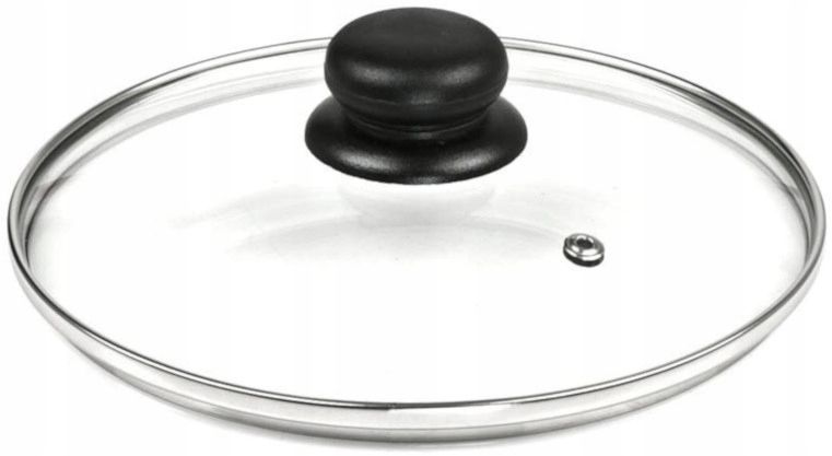 Pokrywa Pokrywka Szklana Patelnia Garnek 24 Cm
