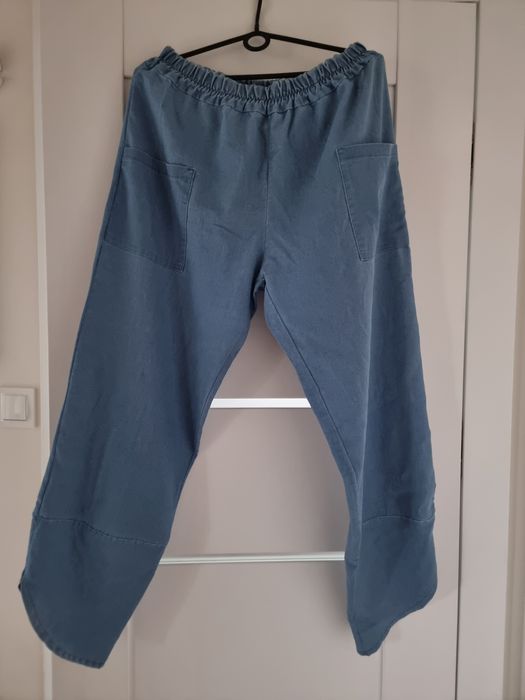 Spodnie damskie materiałowe letnie