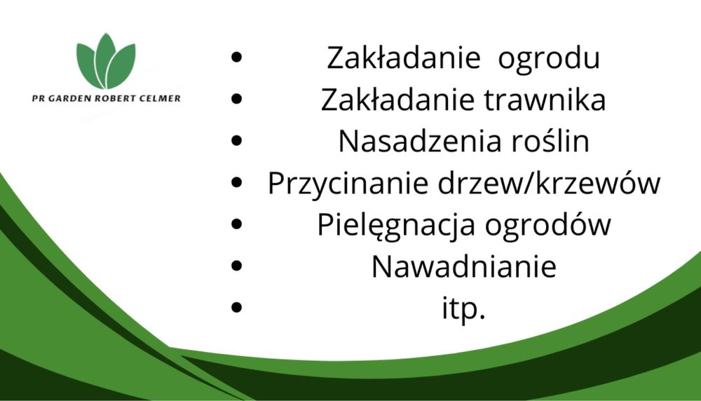 Kompleksowa budowa/pielegnacja ogrodów