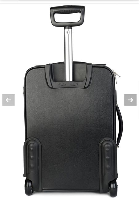 Mala viagem troley de pele marca Ermenegildo Zegna