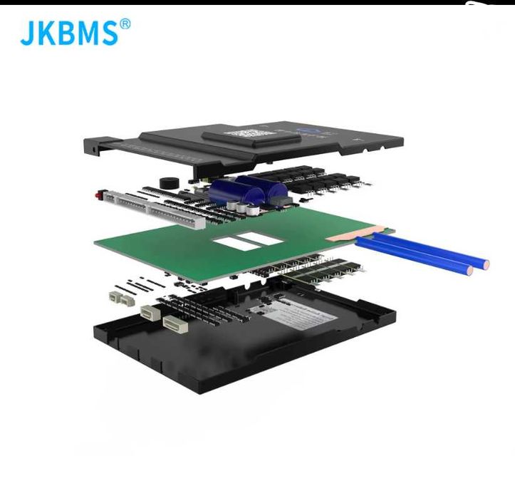 Smart BMS плата JiKong JK-B2A20S20P 200A 8-20S активний балансир 2A Bluetooth LiFePO4 Li-ion LTO