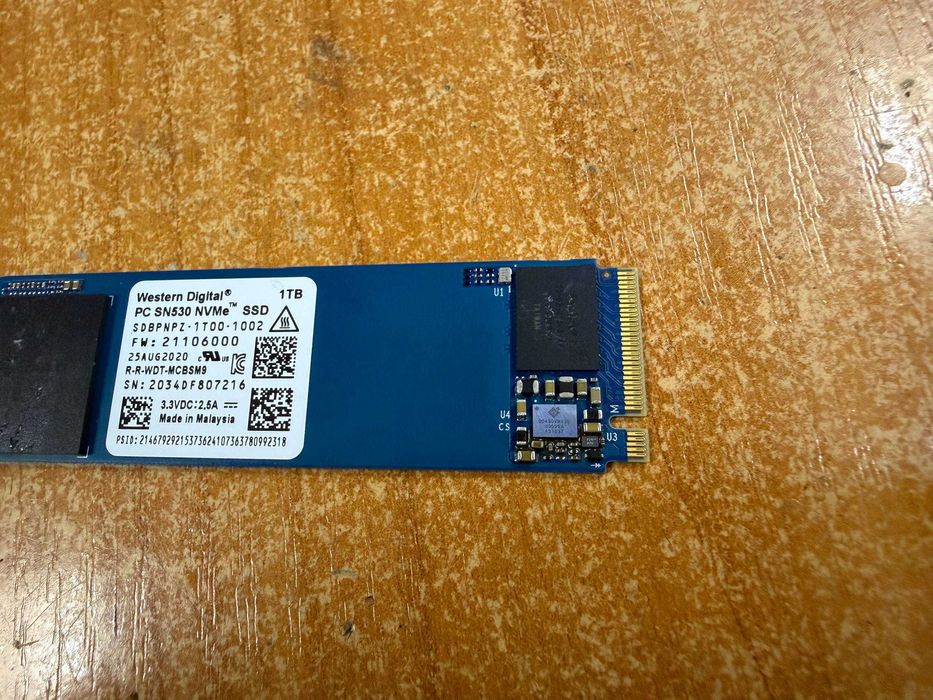 SSD NVME 2280 WDC SN530 SDBPNPZ-1T00-1002 1TB