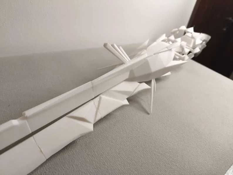 Wuthering Waves (WUWA) Carlotta Rifle - Carlotta arma cosplay/prop