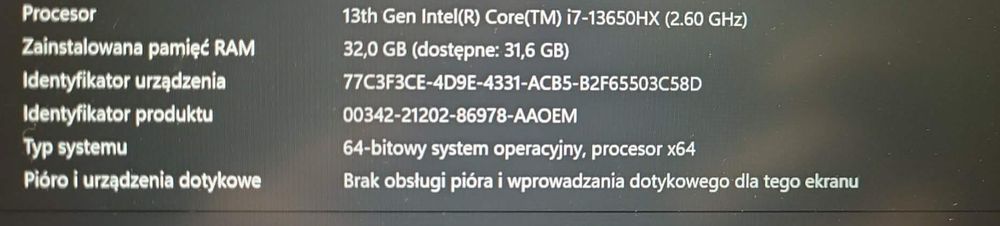 ASUS Rog Strix 18 Laptop Gamingowy (NÓWKA)