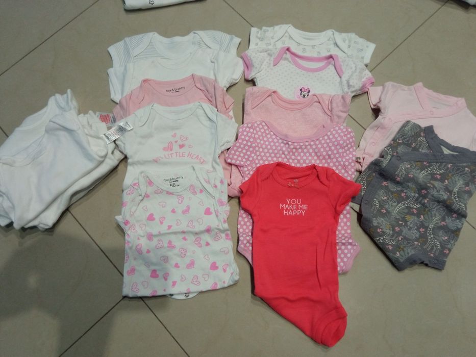 Ciuszki 56 , 62 - 70 sztuk paka paczka dla niemowlaka