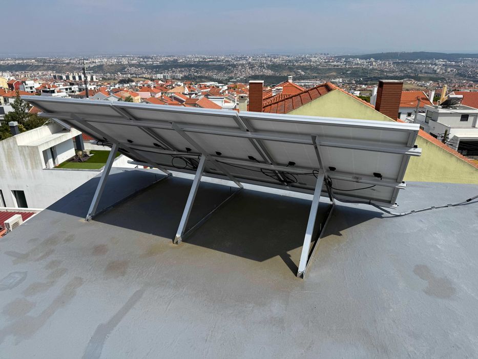 3 Módulos Fotovoltaico Canadian Solar 295W com Micro-inversor APS 1200W monofasico