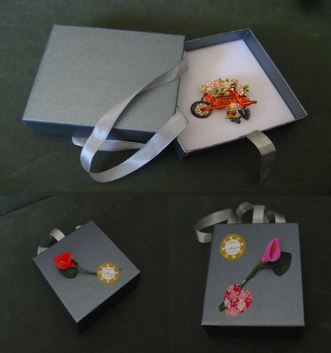 Alfinete / Broche/ Pregadeiras Carrinho de Jardim NOVO
