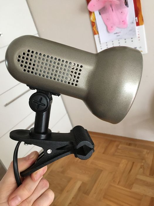 Lampka biurkowa przypinana na klips E-27 Paszek