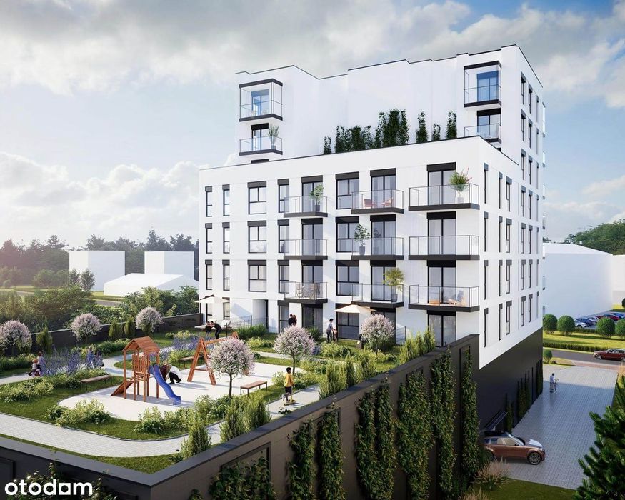3-pokojowe mieszkanie 60m2 + taras Bezpośrednio