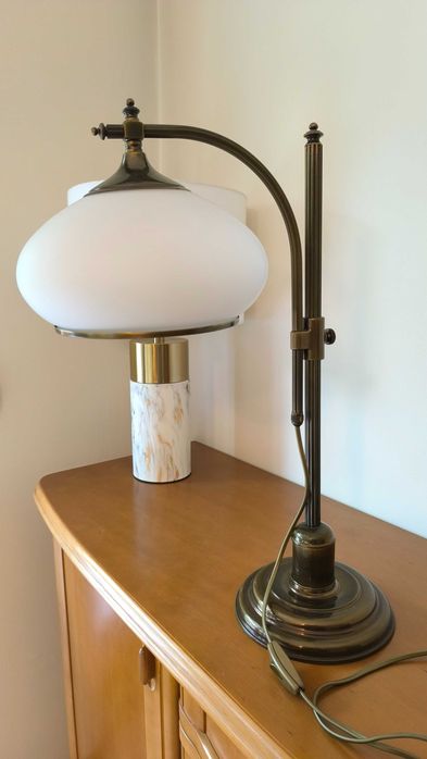 Lampa stołowa metalowa