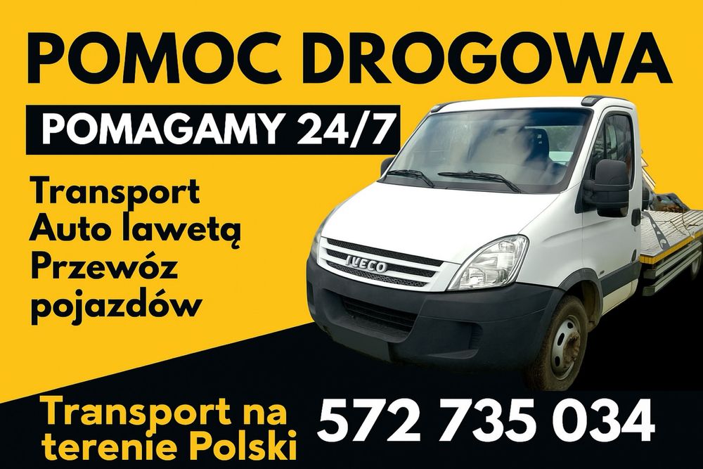 Usługi Transport Laweta Osobowe Dostawcze Powypadkowe Maszyny Rolnicze