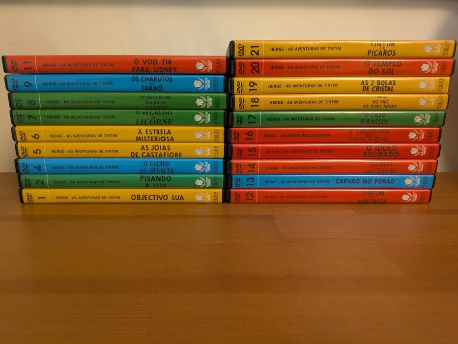 Coleção DVDs TinTim (Vários)