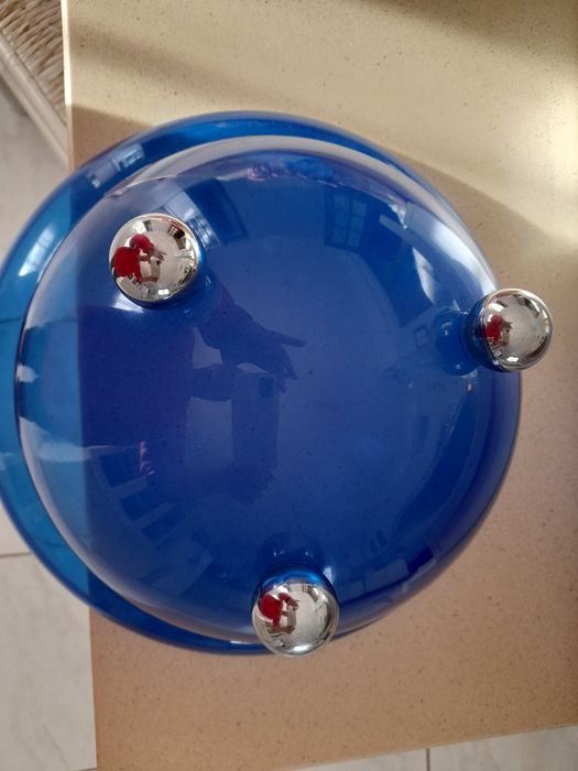 Saladeira / fruteira azul escura