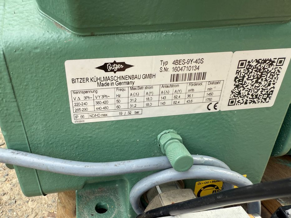 Sprężarka półhermetyczna Bitzer 24,7kW(-5/+40C) 4BES-9Y-40S ECOLINE