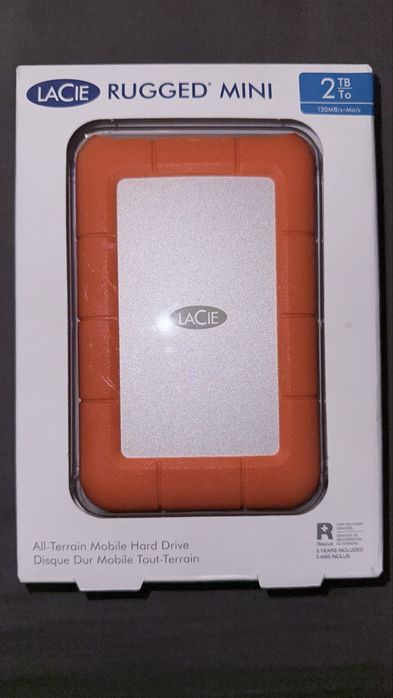 LaCie Rugged Mini 2 TB — Disco Externo Portátil