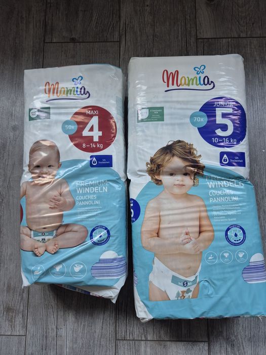 Дитячі підгузки Mamia 4  та 5