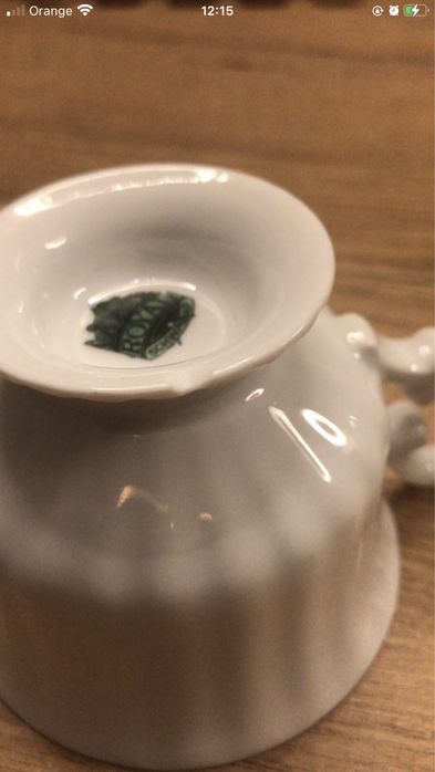 3 filiżanki ze spodkami ROYAL porcelana Schwabap