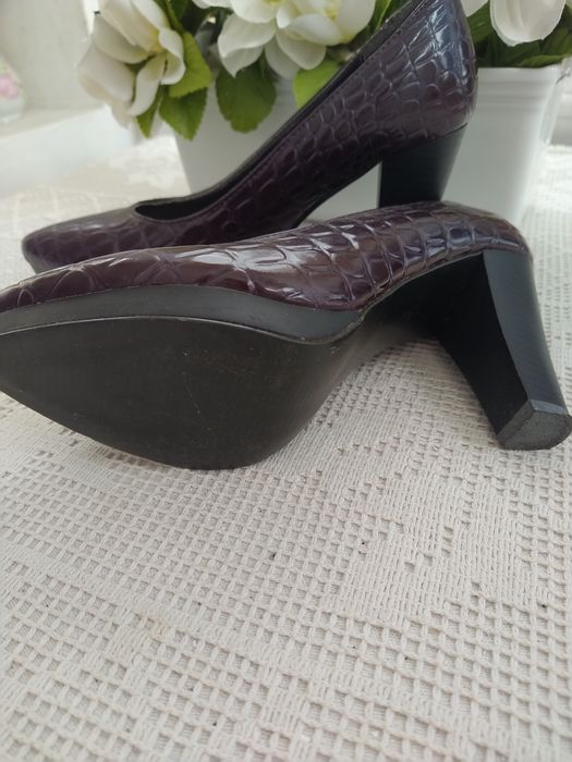 Sapatos pele de cobra, elegantes - Seaside - Tamanho 37