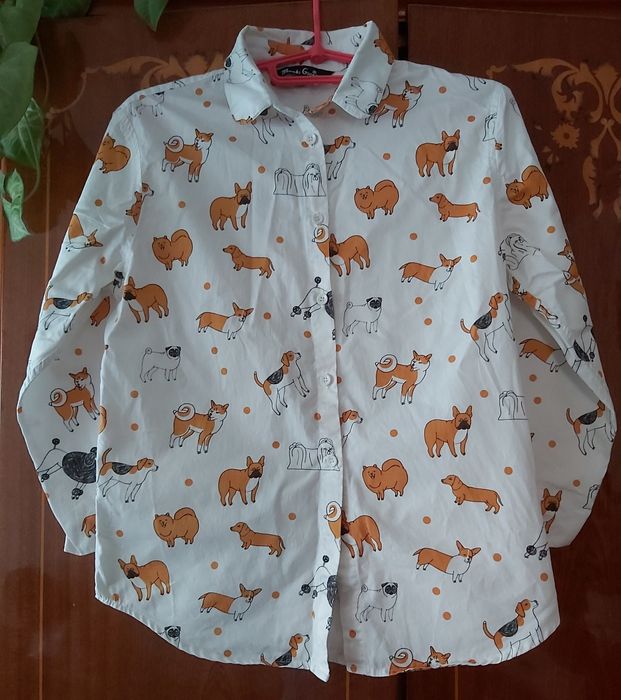 Рубашка підліткова стильна, розмір 44