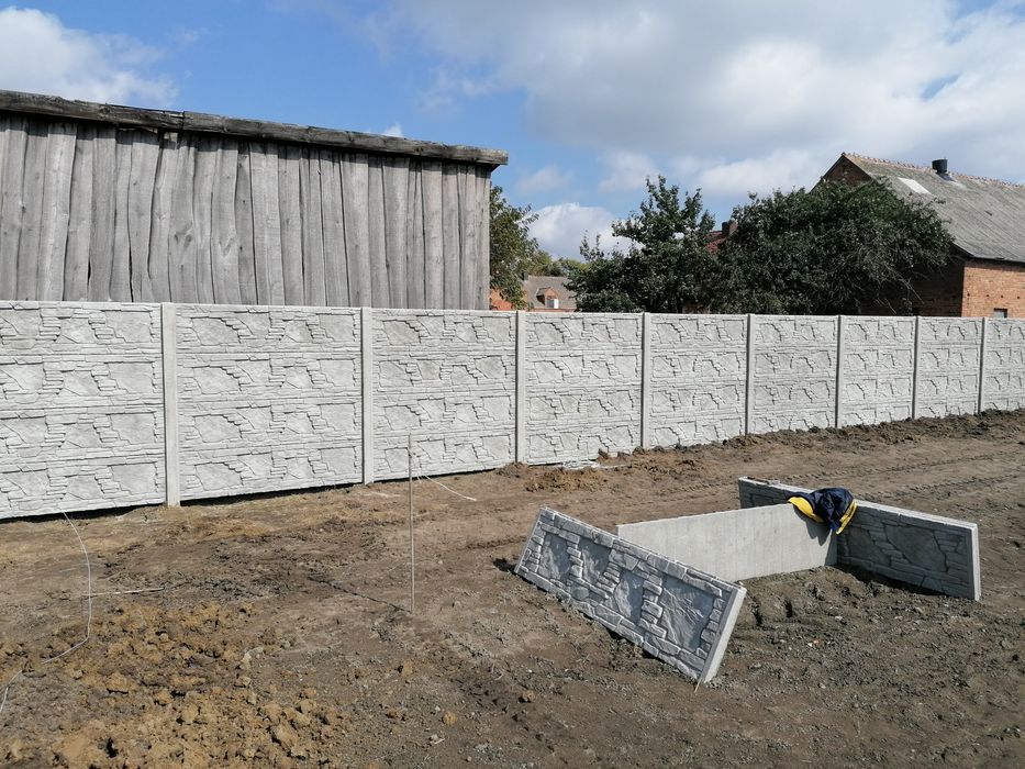 Ogrodzenia betonowe, ploty, panele, beton