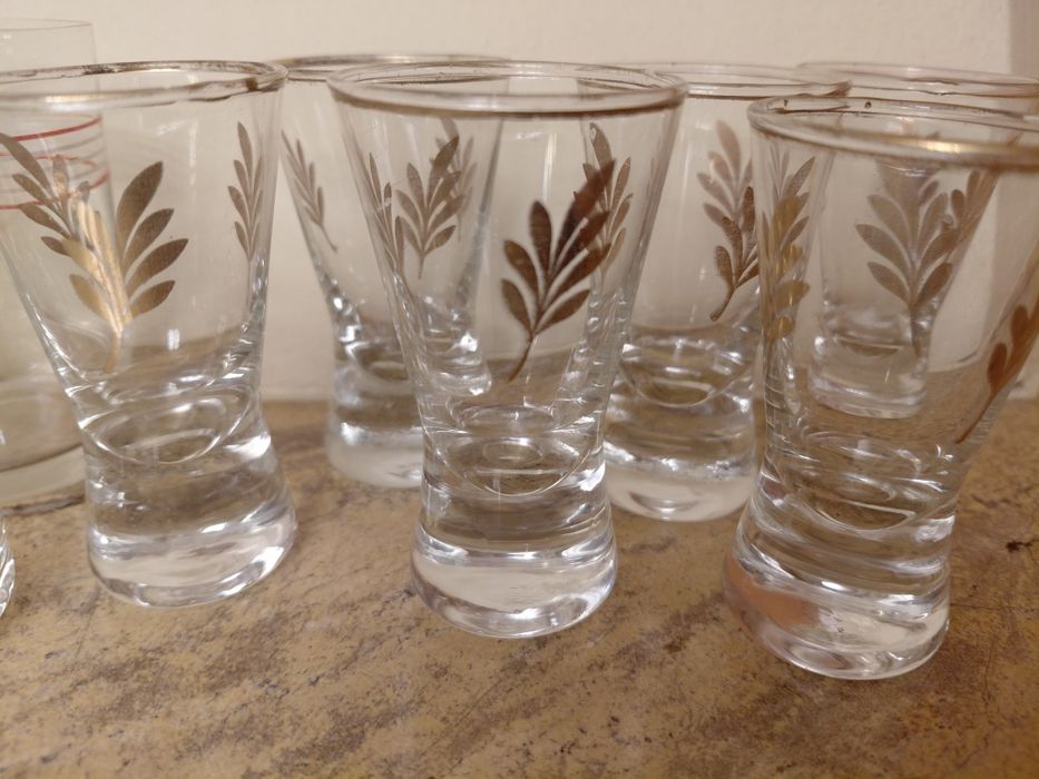 Literatki i kieliszki PRL cena za wszystko