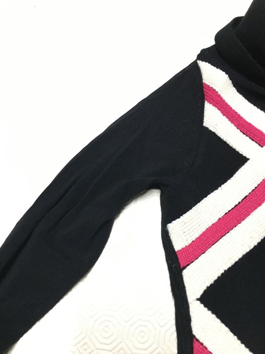 Camisola de gola alta preta M