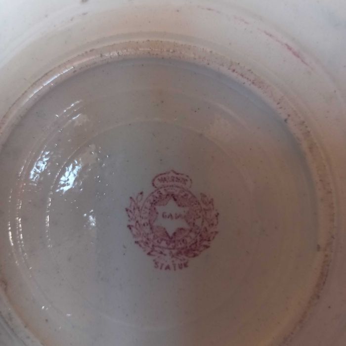 Par de pratos séc XIX da Fábrica das Devezas