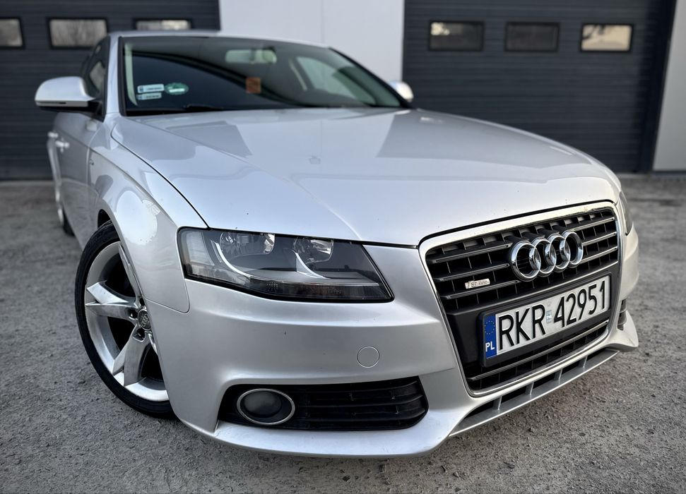 audi a4 b8 1.8 tfsi; alufelgi; klima; obniżona; serwisowana
