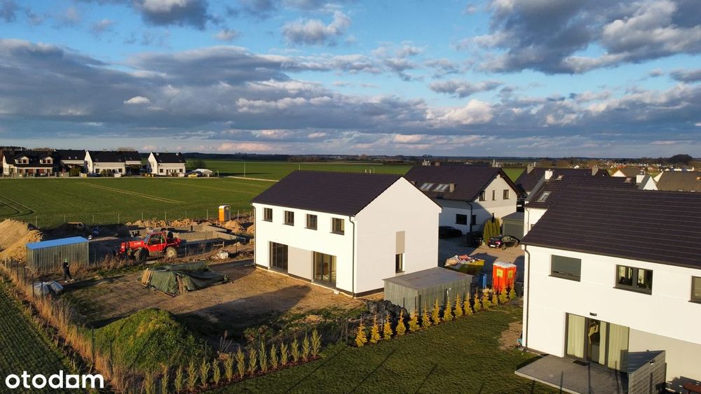 Ogród od zachodu/bez skosów/działka 400 m2