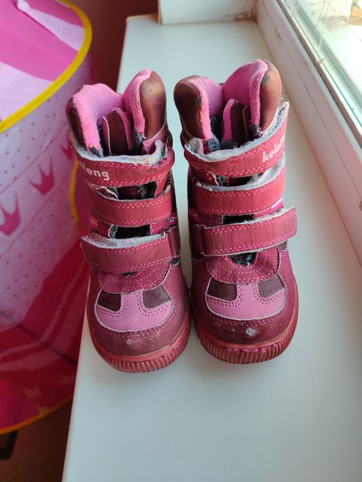 Зимові чоботи 27 розмір для дівчинки