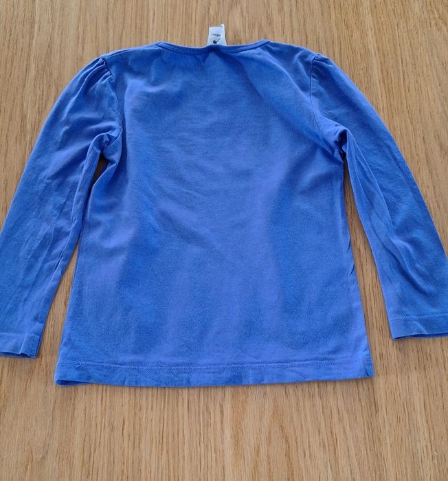 Fioletowa bluzka z długim rękawem 104