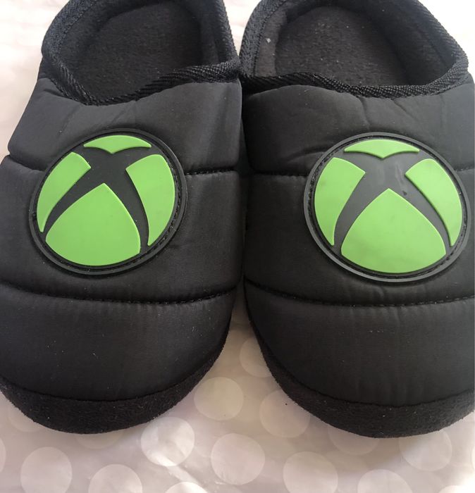 геймерські домашні капці-сліпони Xbox (офіційний ліцензійний мерч від Microsoft),
