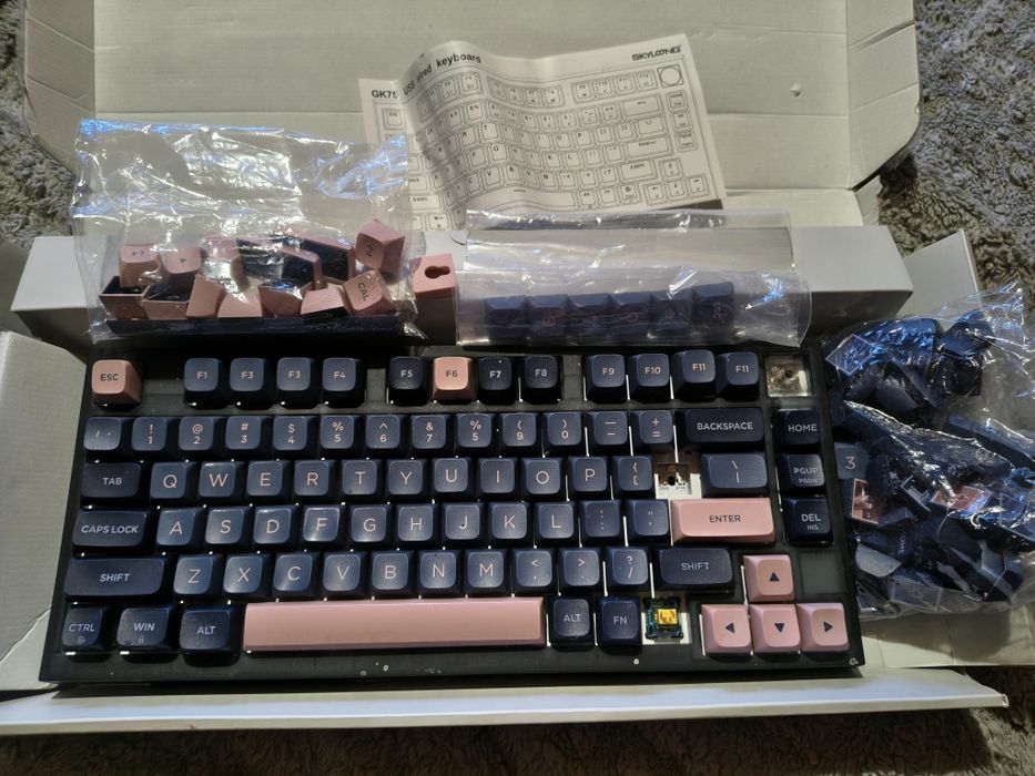 Epomaker Skyloong GK75 Lite to kompaktowa klawiatua
