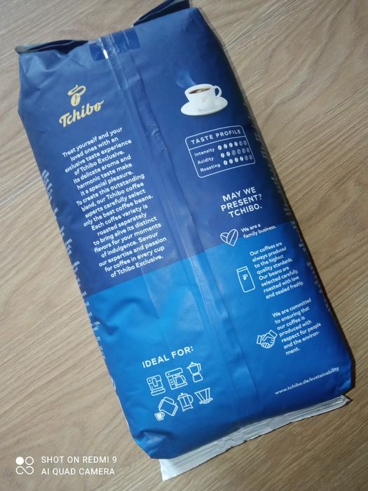 Kawa ziarnista Tchibo Exclusive 1 kg