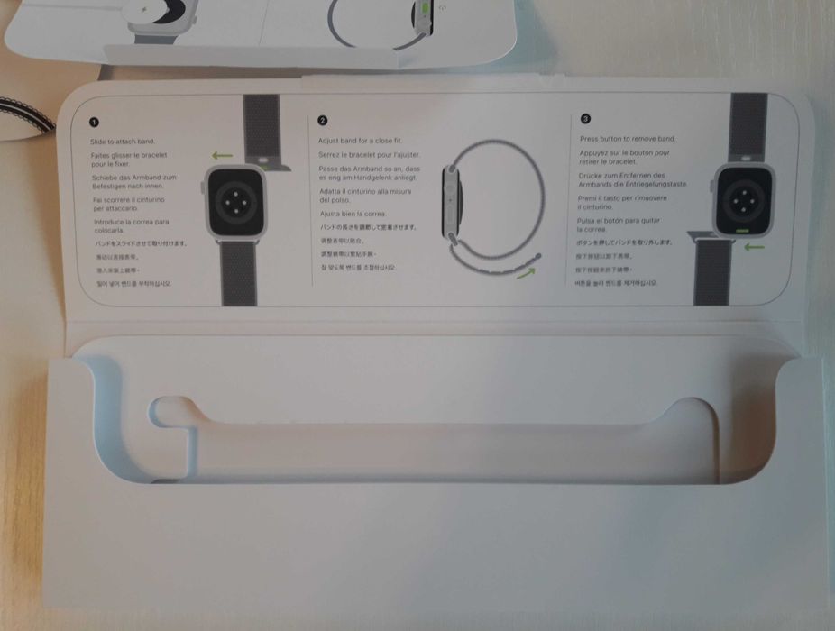 Apple Watch SE (Gen2) 40mm Midnight (A2722) Puste Pudełka + Książeczki