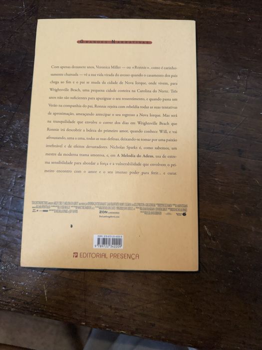 A melodia do adeus - nicholas sparks