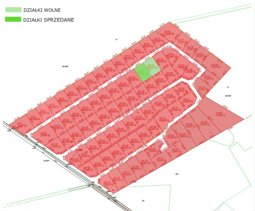 Ostatnie działki w tej cenie - 55 min od Warszawy