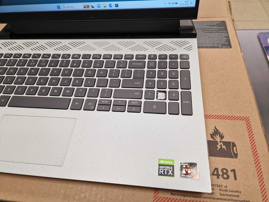 DELL G15 5525/ R5 6600H/ 16GB DDR5/ 512GB/ RTX3050 4GB/ czytaj uważnie