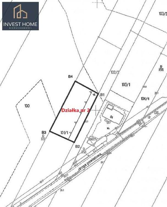 Sprzedam działkę 39,57 m² z WZ i koncepcją podziałku - Podgórz, gm. Kramsk - Widok 3