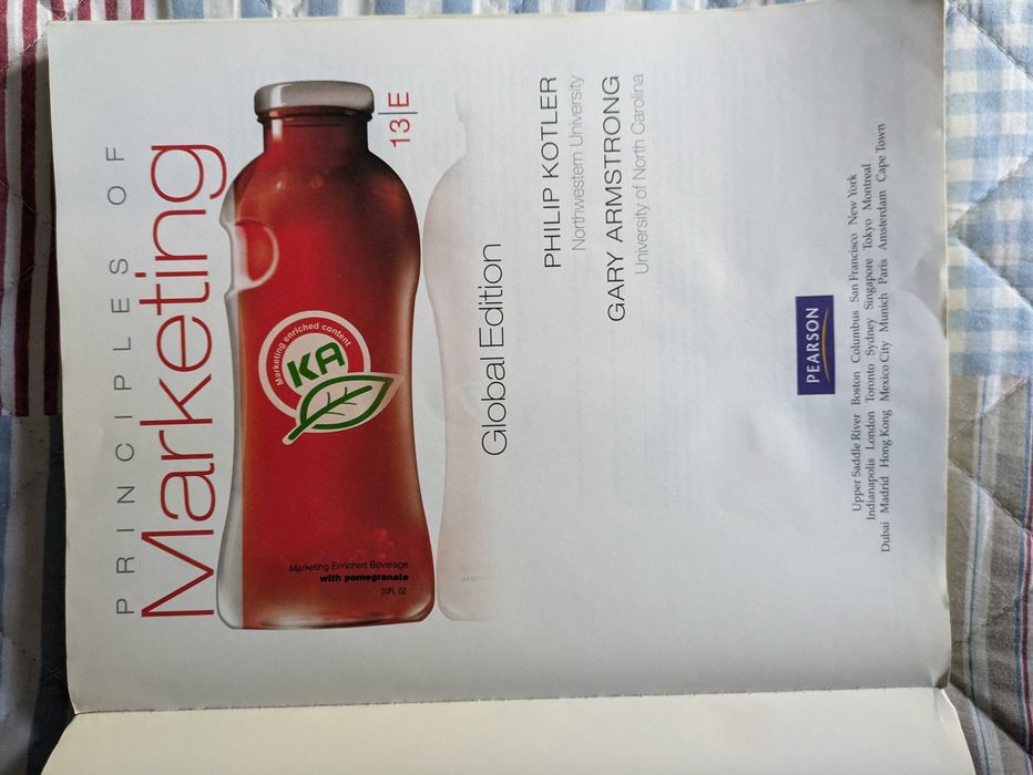 Principles of Marketing Philip Kotler Gary Armstrong Pearson 2010