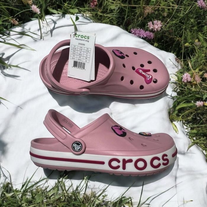 Жіночі  шльопанці сабо Crocs bayaband/крокс баябенд