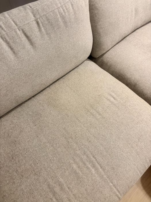 Sofa toupe - 5 lugares