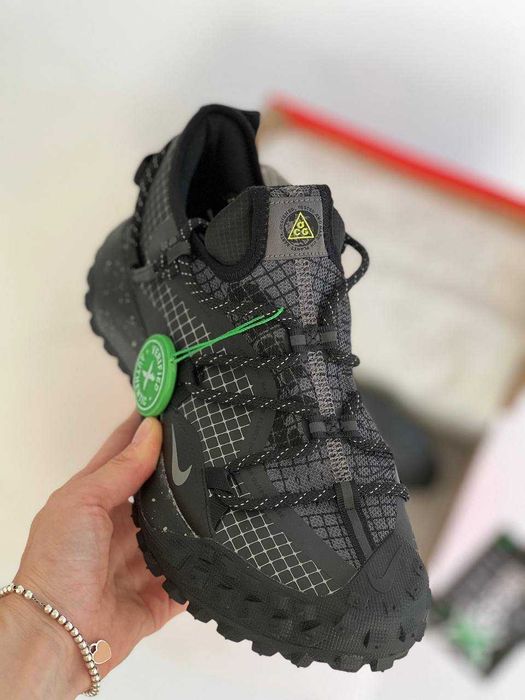 Мужские кроссовки Nike ACG Mountain Fly Low "Black light green" 41-45