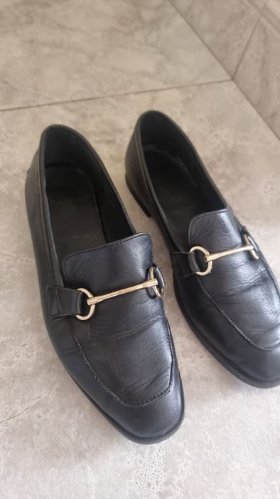 Mocassins em pele tam 36